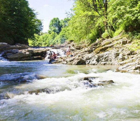 Онлайн-путешествия Прикарпатья. Водопады